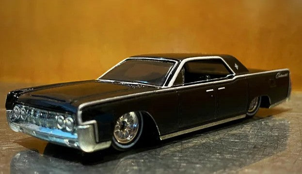 Hot Wheels 2022 Replica Entertainment: The Matrix, '64 Lincoln Continental, NEW/LOOSE, black