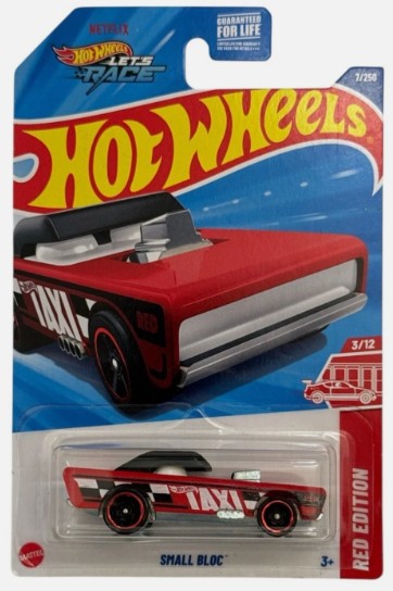 Hot Wheels 2025 #007/250 Small Bloc, TARGET RED EDITION, red