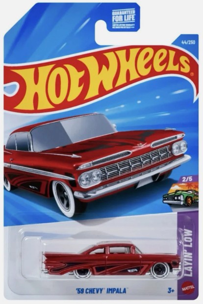 Hot Wheels 2026 #044/250 '59 Chevy Impala, red