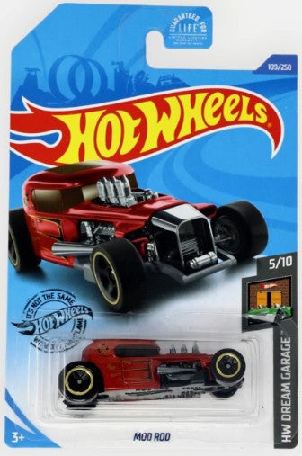 Hot Wheels 2020 #109/250 Mod Rod, metalflake red