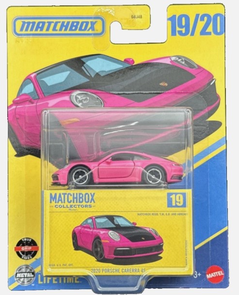 Matchbox 2025 Collectors 19/20 2020 Porsche Carerra 4S, pink