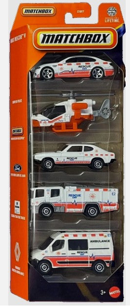 Matchbox 2025 5-pack - MBX Rescue V