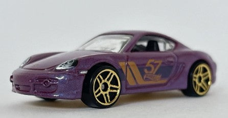 Hot Wheels 2025 57th Anniversary mix B, 5/6 Porsche Cayman S, NEW/LOOSE