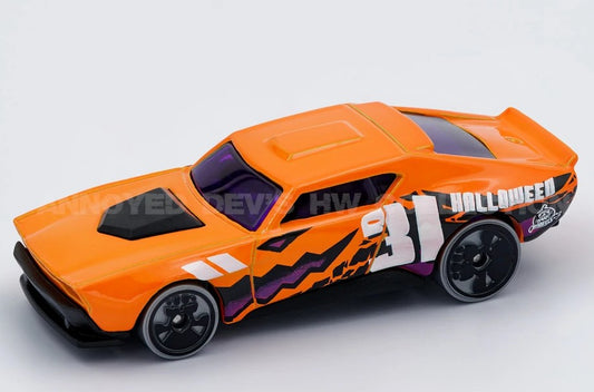 Hot Wheels 2024 Halloween 4/5, Muscle Bound, NEW/LOOSE, orange