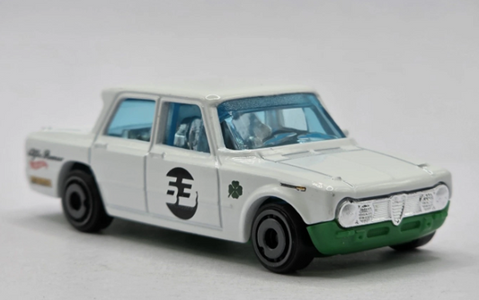 Hot Wheels 2025 #195/250 Alfa Romeo Giulia TI Super, NEW/LOOSE, white