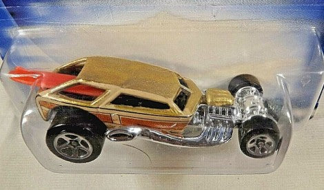 Hot Wheels 2001 #107 Surf Crate, NEW/LOOSE, gold