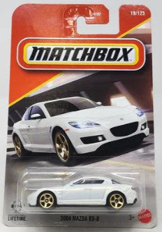 Matchbox 2026 #019/125 2004 Mazda RX-8, white