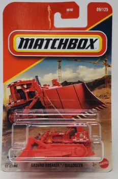 Matchbox 2026 #009/125 Ground Breaker / Bulldozer, red