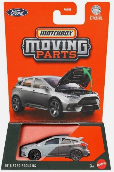 Matchbox 2025 Moving Parts 2018 Ford Focus RS, grey