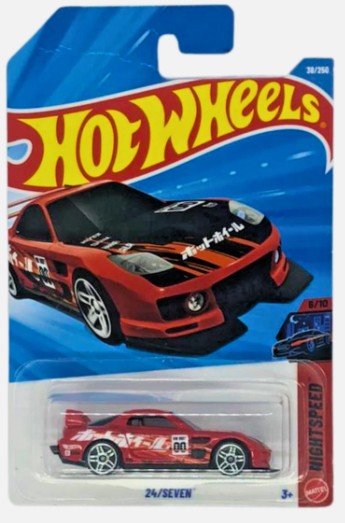 Hot Wheels 2026 #038/250 24/Seven, red