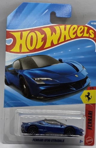 Hot Wheels 2026 #041/250 Ferrari SF90 Stradale, blue