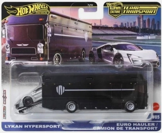 Hot Wheels Car Culture Team Transport #85 Lykan Hypersport & Euro Hauler