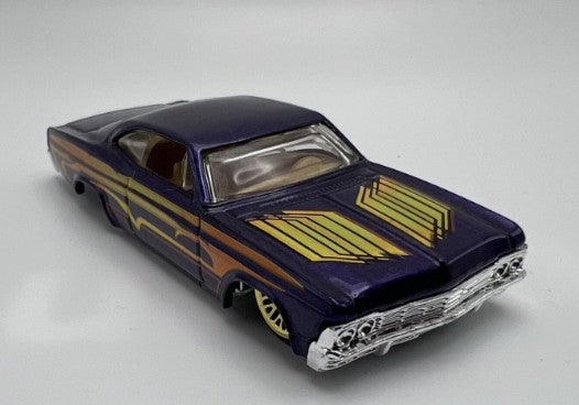 Hot Wheels 1998 First Editions #8/48 '65 Impala Lowrider, NEW/LOOSE, purple