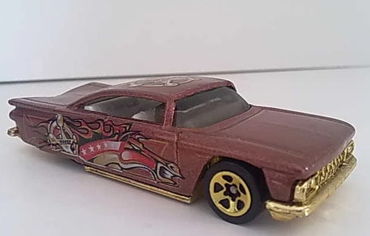 Hot Wheels 2002 #055 '59 Chevy Impala, NEW/LOOSE, metalflake brown