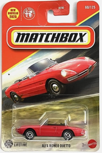 Matchbox 2025 #060/125 Alfa Romeo Duetto, red