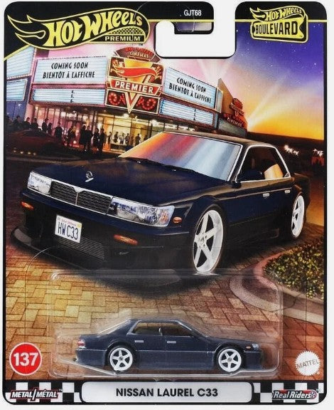Hot Wheels Boulevard Series #137 Nissan Laurel C33,  midnight blue metallic