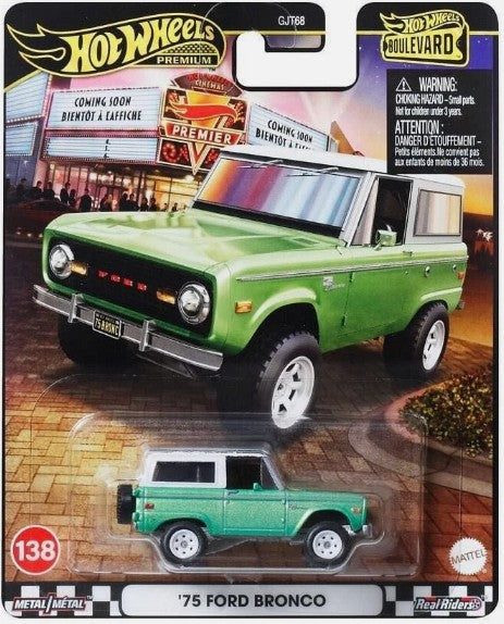 Hot Wheels Boulevard Series #138 '75 Ford Bronco, green