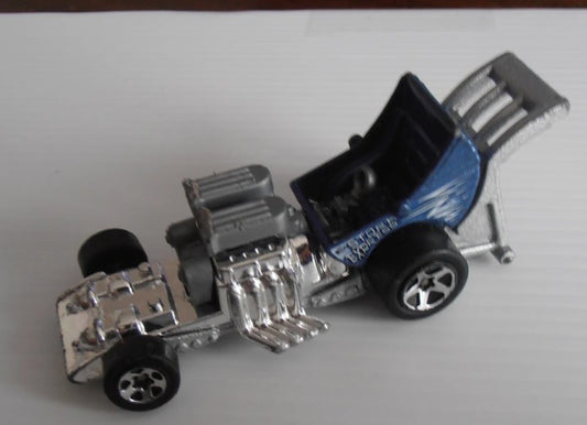 Hot Wheels 2002 #218/250, Baby Boomer, PREOWNED/LOOSE, metalflake dark blue