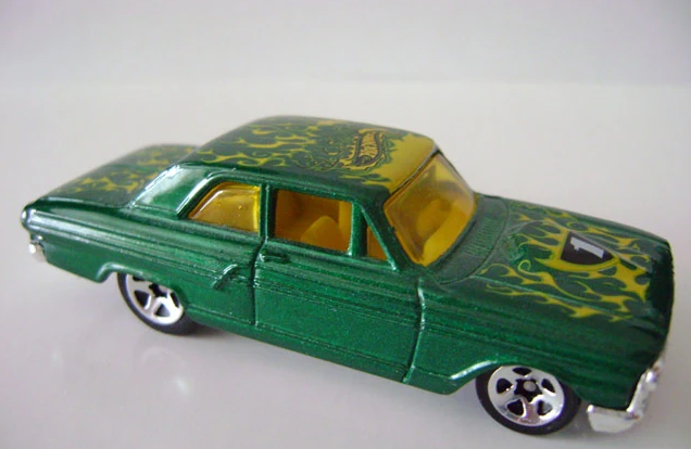 Hot Wheels 2003 #060 Ford Thunderbolt, NEW/LOOSE, green