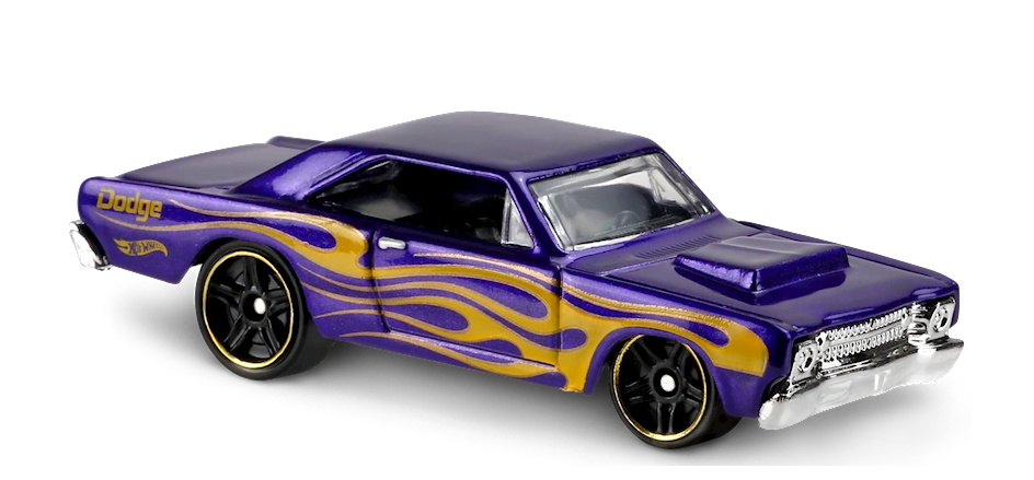 Hot Wheels 2017 #160/365 '68 Dodge Dart, NEW/LOOSE, metalflake dark blue/purple