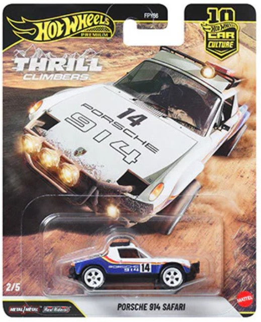 Hot Wheels 2026 Thrill Climbers 2/5, Porsche 914 Safari, white/blue