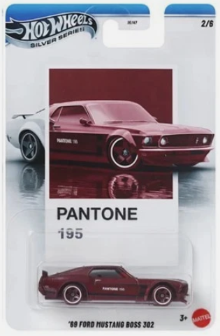 Hot Wheels 2026 Pantone Series 2/6, '69 Ford Mustang Boss 302, 195-Red