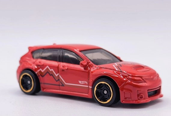 Hot Wheels 2022 #067/250 Subaru WRX STI, NEW/LOOSE, red
