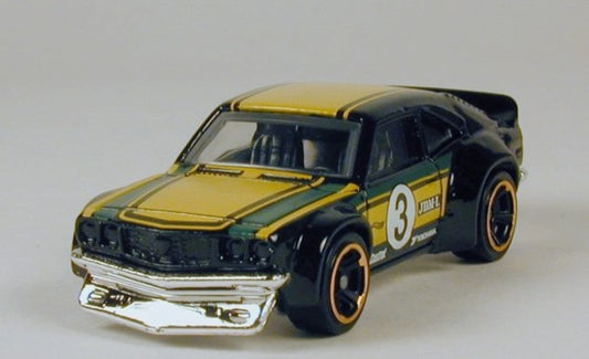 Hot Wheels 2022 #143/250 Mazda RX-3, NEW/LOOSE, black