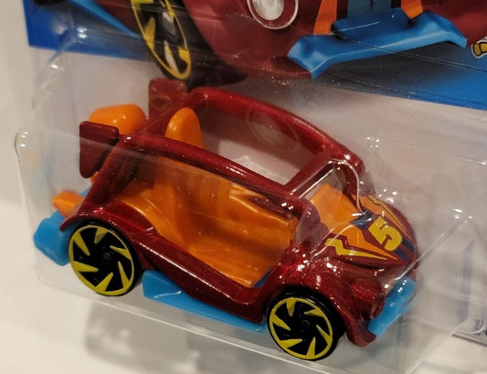 Hot Wheels 2022 #090/250 Kick Kart, NEW/LOOSE, brick red