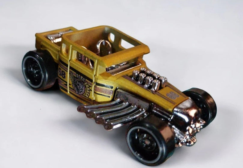 Hot Wheels 2022 #105/250 Bone Shaker, NEW/LOOSE, matte gold