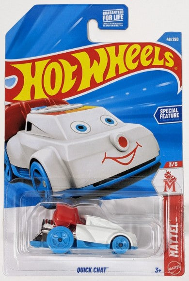 Hot Wheels 2026 #049/250 Quick Chat, white