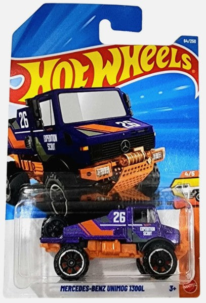 Hot Wheels 2026 #064/250 Mercedes-Benz Unimog 1300L, purple