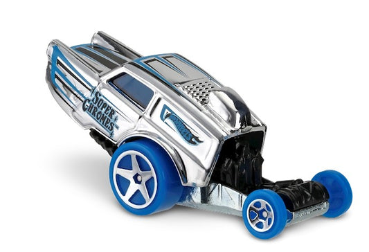 Hot Wheels 2016 #043/250 HW Poppa Wheelie, NEW/LOOSE, chrome