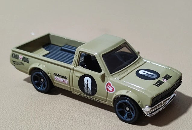 Hot Wheels 2022 Multipack Exclusive, Datsun 620, NEW/LOOSE, pale olive/tan