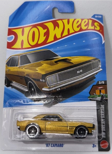 Hot Wheels 2026 #056/250 '67 Camaro, metalflake gold