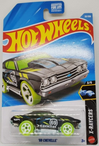 Hot Wheels 2026 #053/250 '69 Chevelle (Toon'd), transparent black