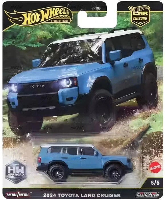Hot Wheels 2025 Off Road Series 5/5, 2024 Toyota Land Cruiser, blue