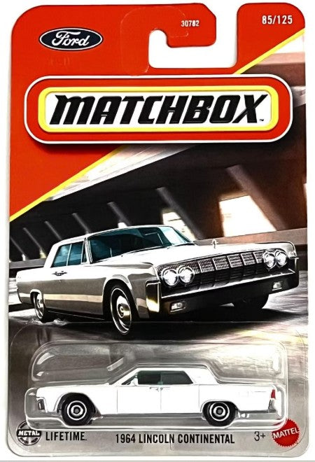 Matchbox 2025 #085/100 1964 Lincoln Continental, white