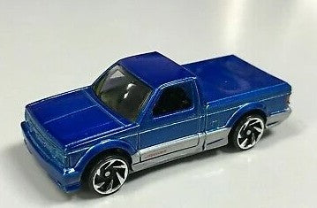 Hot Wheels 2021 #092/250 '91 GMC Syclone, NEW/LOOSE, metalflake blue