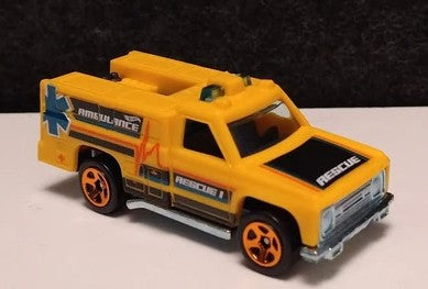 Hot Wheels 2021 #206/250 Rescue Ranger/HW Rapid Response, NEW/LOOSE, yellow