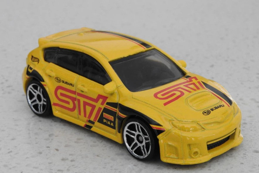 Hot Wheels 2021 #068/250 Subaru WRX STI, NEW/LOOSE, yellow