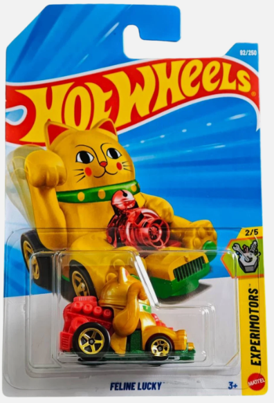 Hot Wheels 2026 #092/250, Feline Lucky, gold