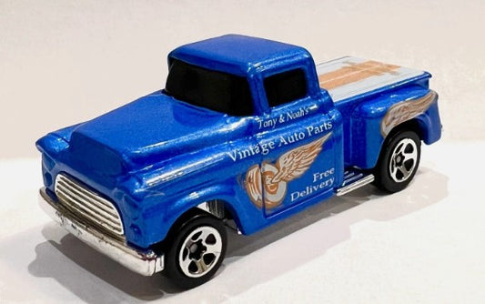Hot Wheels 2001 Multipack Exclusive, '56 Flashsider, NEW/LOOSE, metalflake blue