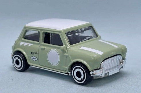 Hot Wheels 2026 #071/250 Austin Mini Cooper S, NEW/LOOSE, seafoam green