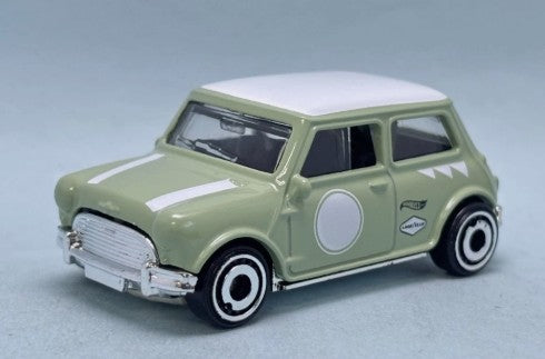 Hot Wheels 2026 #071/250 Austin Mini Cooper S, NEW/LOOSE, seafoam green