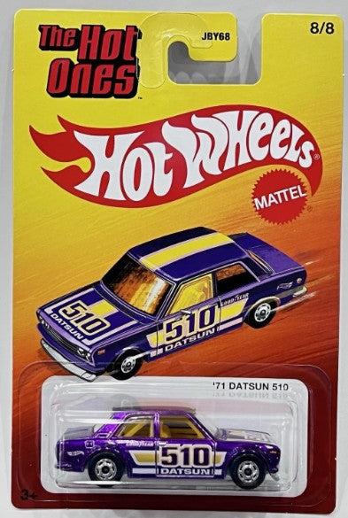 Hot Wheels 2026 The Hot Ones Mix A 8/8, '71 Datsun 510, spectraflame purple