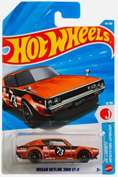Hot Wheels 2026 #088/250, Nissan Skyline 2000 GT-R, burnt orange