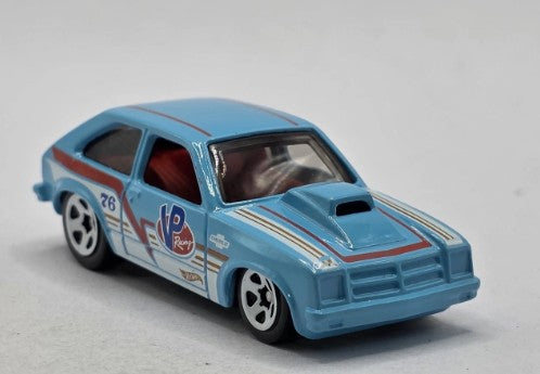 Hot Wheels 2026 #076/250 '76 Chevy Chevette, NEW/LOOSE, light blue