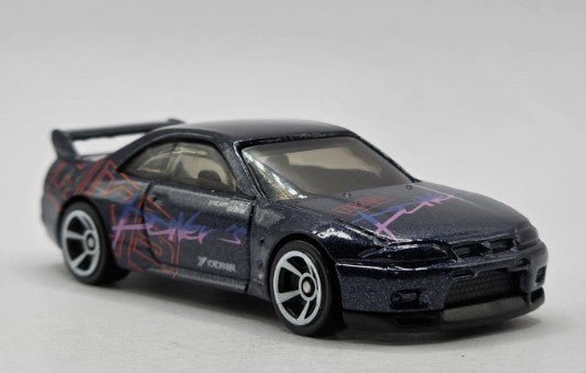 Hot Wheels 2025 #144/250 Nissan Skyline GT-R (BCNR33), NEW/LOOSE, metalflake dark blue