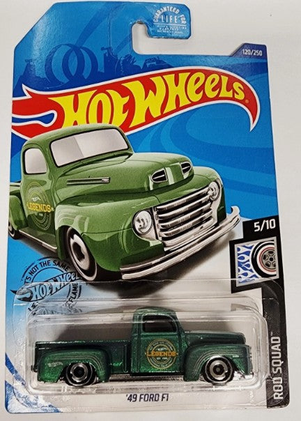 Hot Wheels 2020 #120/250, '49 Ford F1, metallic green
